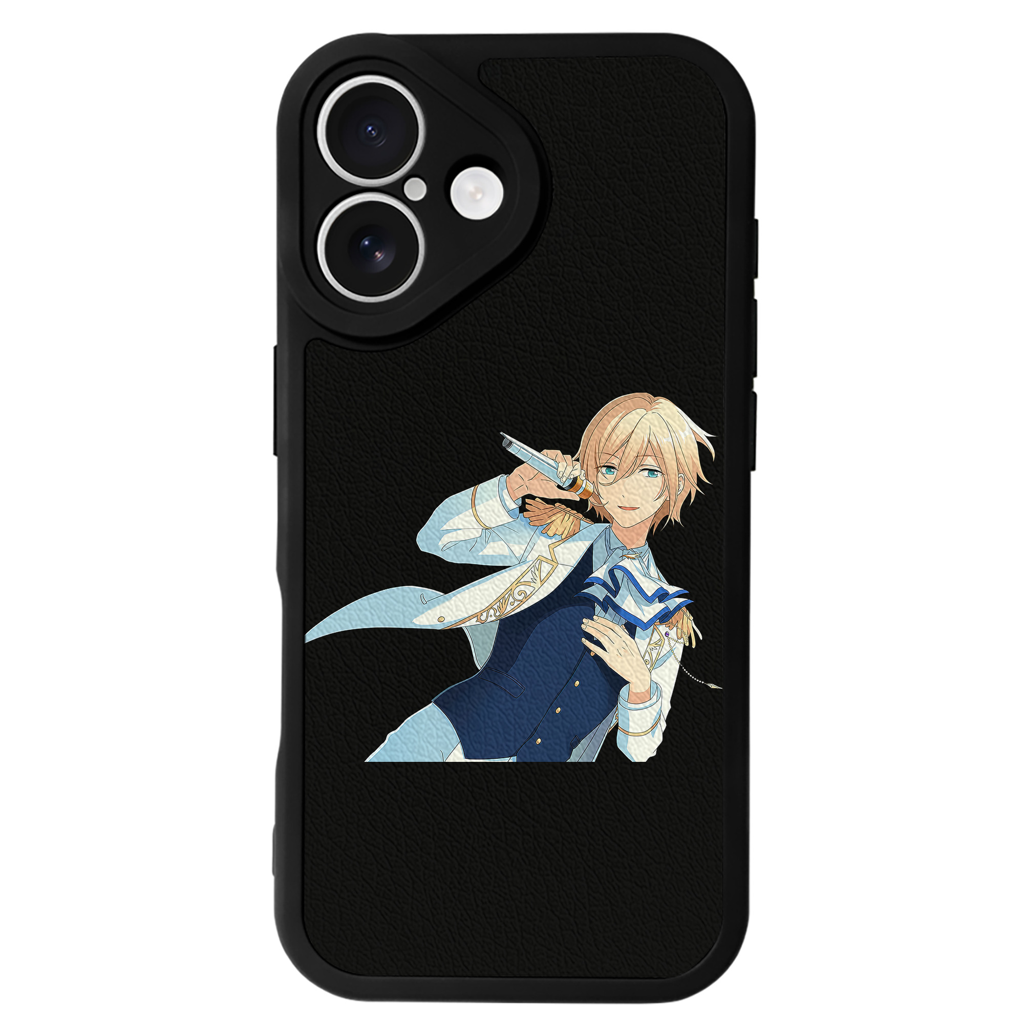 （画像用） あんさんぶるスターズ! Ensemble Stars 【iPhone 16シリーズ対応】シリコンスマホケース（レザー調） 材質：シリコン